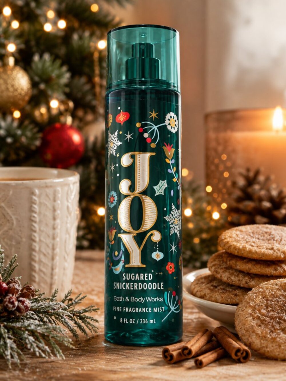 Bath & Body Works Joy Sugared Snickerdoodle Fine Fragrance Mist 8 oz Spray